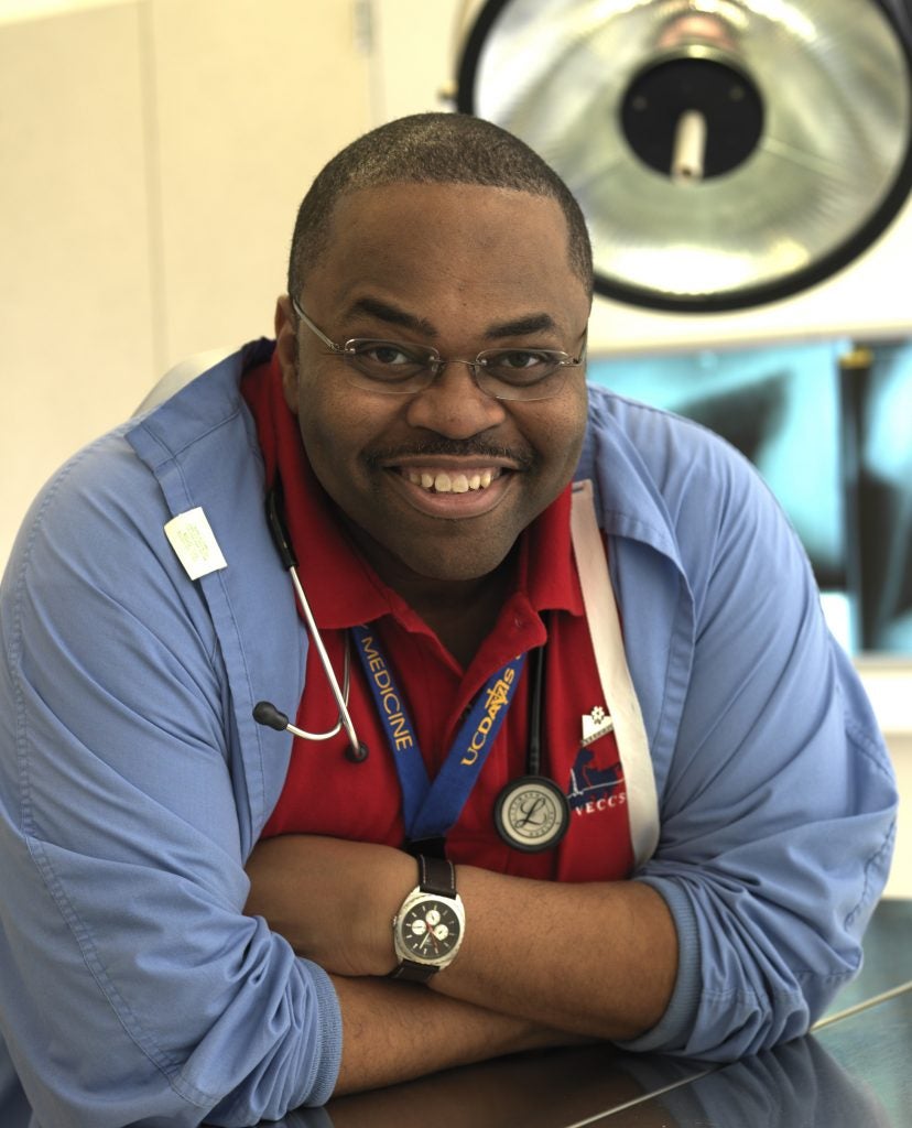 Harold Davis, service manager for the Emergency and Critical Care Service at the UC Davis Veterinary Hospital.